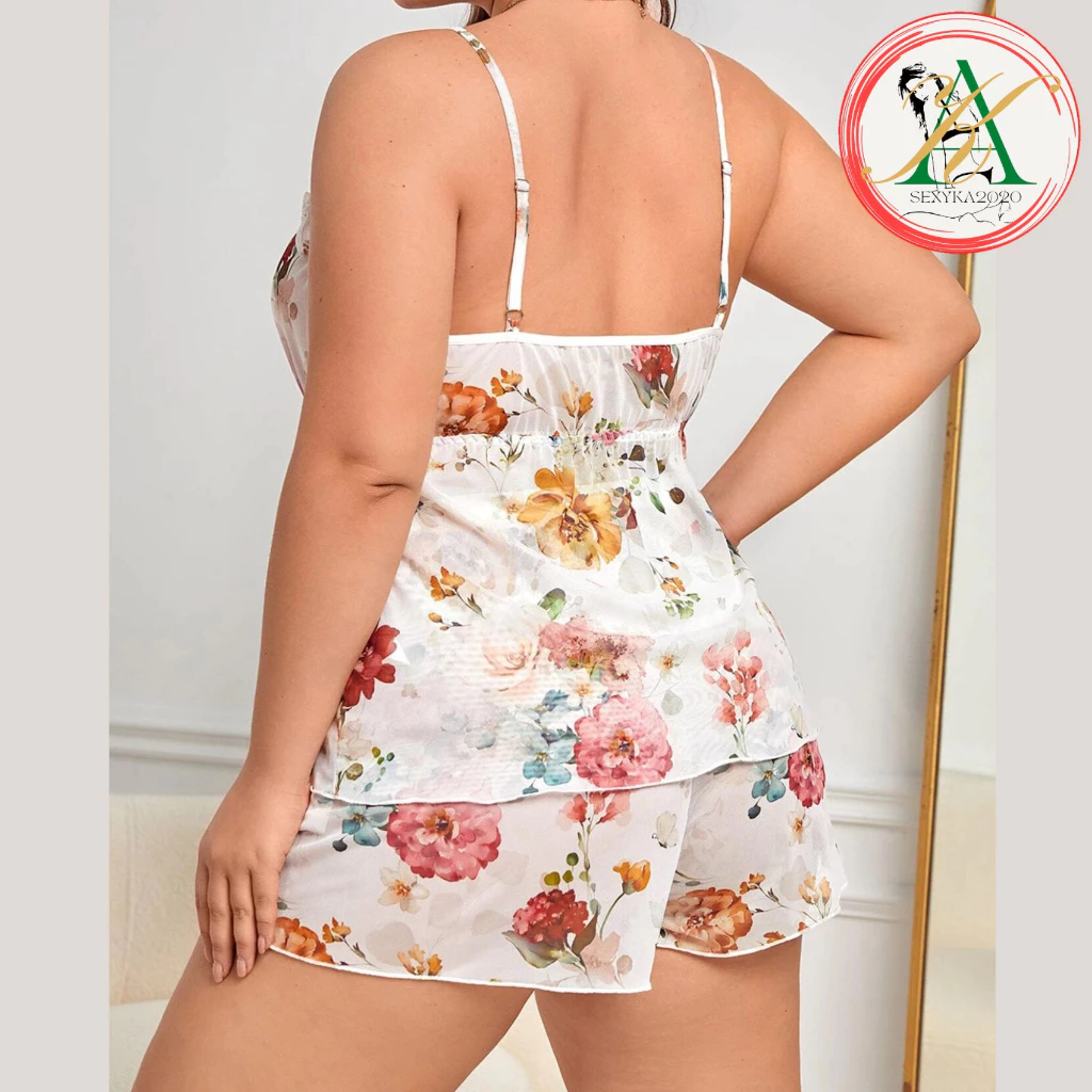 ชุดนอนไม่ได้​นอน​สาว​อวบ​ เซ็ตชุดนอนสาวอวบ ชุดนอนสาวอวบ ชุดนอนไซส์ใหญ่ 1XL-5XL ไม่ระบุชื่อสินค้า thumbnail 3