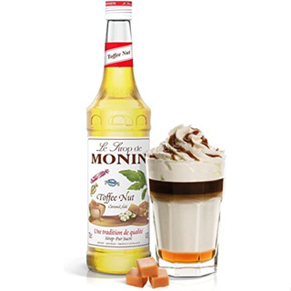 (WAFFLE) โมนิน ไซรัปทอฟฟี่นัท บรรจุขวด 700 ml. MONIN Toffee Nut Syrup น้ำเชื่อม MONIN กลิ่น “Toffee Nut”