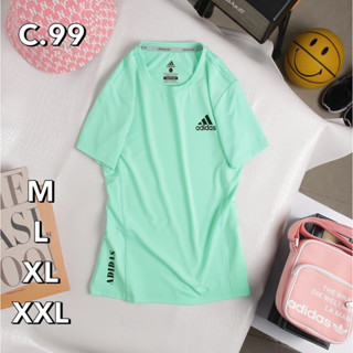 เสื้อกีฬาหญิง เสื้อกีฬาสีพื้นไม่มีลาย