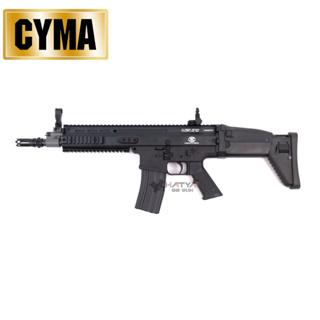 CYMA CM063 SCAR L BK AEG ระบบไฟฟ้า แถมลูกบีบี ~ 1,000 นัด เป้ากระดาษคะ