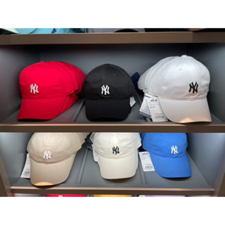 [SALE] หมวก MLB ของแท้💯 สินค้าใหม่ หิ้วเองจากเกาหลี สีขาว