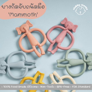 ยางกัดจับถนัดมือ รุ่น Mammoth ของเล่นเสริมพัฒนาการ สำหรับเด็ก ดีไซน์น่ารักในสไตล์มินิมอล