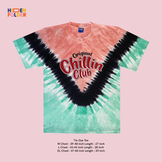 Hidden Folder (Original Chillin Club: Tie-dye) เสื้อยืด hiddenfolder เสื้อมัดย้อม มัดย้อม เสื้อมัดย้อมกัดสี