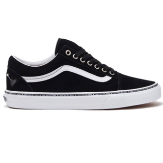 VANS OLD SKOOL AIMING 4 YOUR HEART BLACK WHITE SNEAKERS สินค้ามีประกันแท้