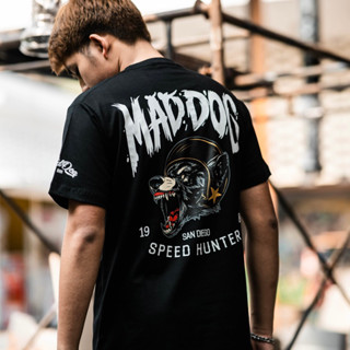 Maddogstreet ® เสี้อยืด ลาย รุ่น หมาป่า แขนสั้น เสื้อยืดผู้ชาย