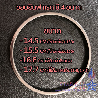 ขอบแผ่นอินฟาเรด ขอบอินฟาเรด มี4ขนาด 14.5,15.5,16.8,17.7