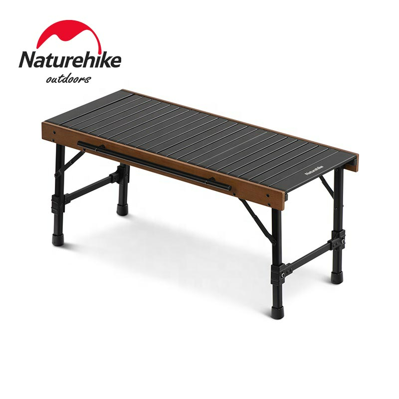 Naturehike IGT โต๊ะปิกนิก กลางแจ้ง แบบพกพา โต๊ะแคมป์ปิ้ง และเก้าอี้ อลูมิเนียมอัลลอยด์ เบาพิเศษ โต๊ะพับ