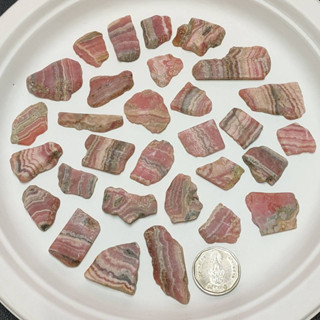 หินโรโดโครไซต์ Rhodochrosite ชุดที่ 8 (1 ชิ้น)