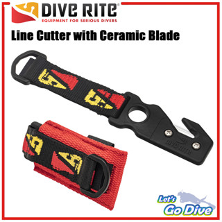 DIVE RITE 👉 Line Cutter with Ceramic Blade [[ MDST300P ลด 300บ.]] - ทีตัดสาย ตัดเชือก ใต้น้ำ ใบมีเซรามิก