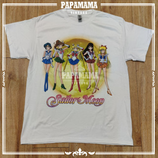 [ SAILOR MOON ] 3 DTG  [DIGITAL TO GARMENT] ป้าย GILDAN ULTRA สกรีนดิจิตอล สกรีนคม จมเนียน papamama vintage shrit