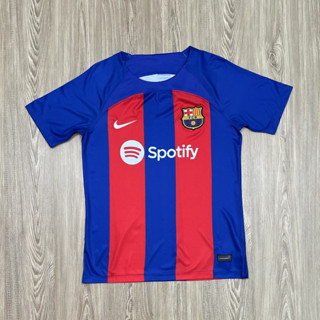 เสื้อบอล  เสื้อผู้ใหญ่ Barcelona เนื้อผ้าโพลีเอสเตอร์แท้ เกรดแฟนบอล AAA