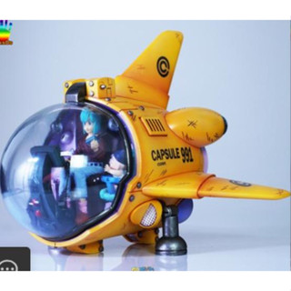 JacksDo studio - Dragonball - Bulma Capsule airship รวม Bulma และ Trunks baby