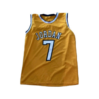 เสื้อ Jordan เบอร์ 7 สีเหลือง Free Size