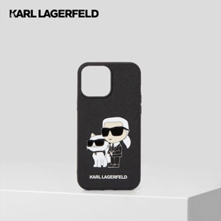 KARL LAGERFELD - K/IKONIK 2.0 KARL &amp; CHOUPETTE IPHONE 13 PRO MAX CASE 230W3883 เคสมือถือ