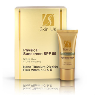 ( หมดอายุ 11/2023 ) กันแดด สกินอัส SKIN US PHYSICAL SUNSCREEN SPF 50+ ปริมาณ 15 กรัม