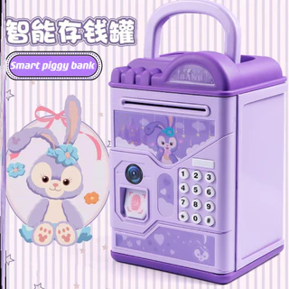 【FuHua Shop】พร้อมส่ง NEW STYLEกระปุกออมสินATMดูดแบงค์อัตโนมัต ออมสินตู้เซฟPiggy Bankลายการ์ตูนสุดน่ารัก รหัสผ่านสแกนนิ้ว