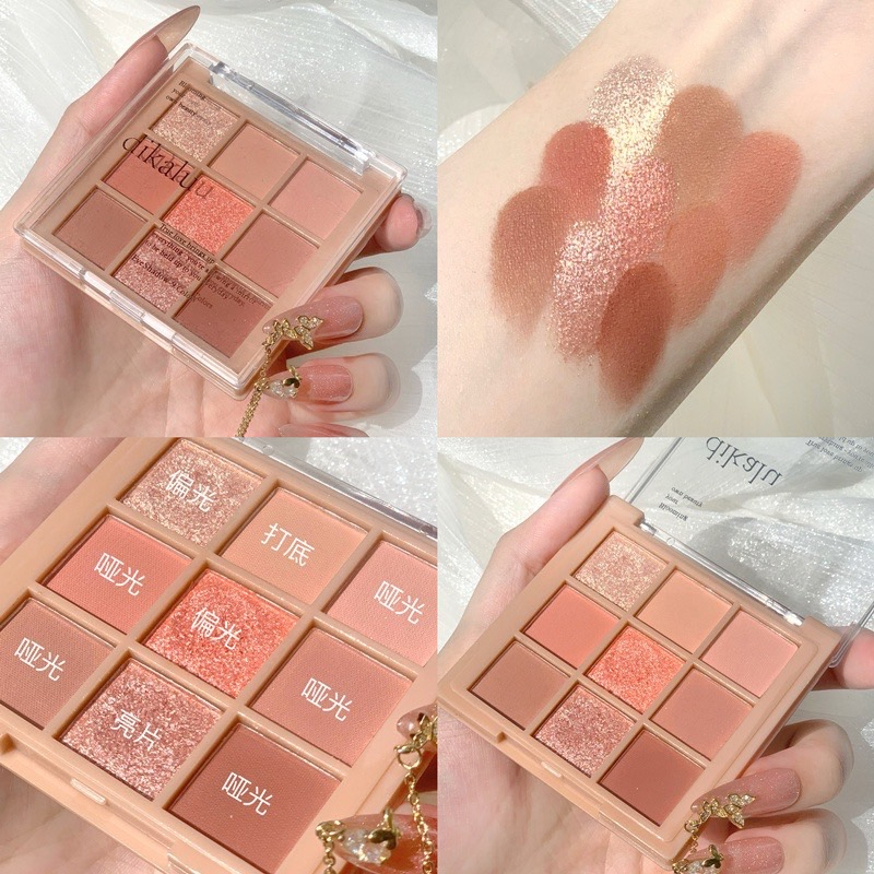 L292 พาเลทอายแชโดว์ DIKALU COCO VENUS   ประกายมุก เนื้อแมตต์ มี 9 สี