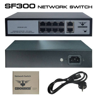 Switch poe 8+2 10/100 2Uplink /1000SF300-8P+2FE