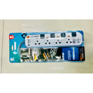 P4375-3M(WG) Power Line 4Outlet 3M.2300Watts Toshino