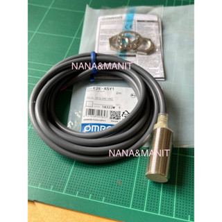 E2E-X5Y1 ❗️MADE IN JAPAN❗️ Proximity Sensor หัวM18 ระยะจับ5MM NO 2สาย ไฟ 90to240VAC