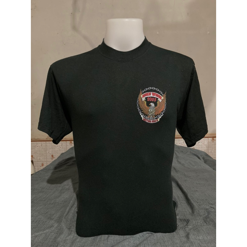 เสื้อวินเทจ เสื้อ Bike Week เสื้อสะสม ผ้า 50/50 มือสองของแท้ Size L อก 21 ยาว 29