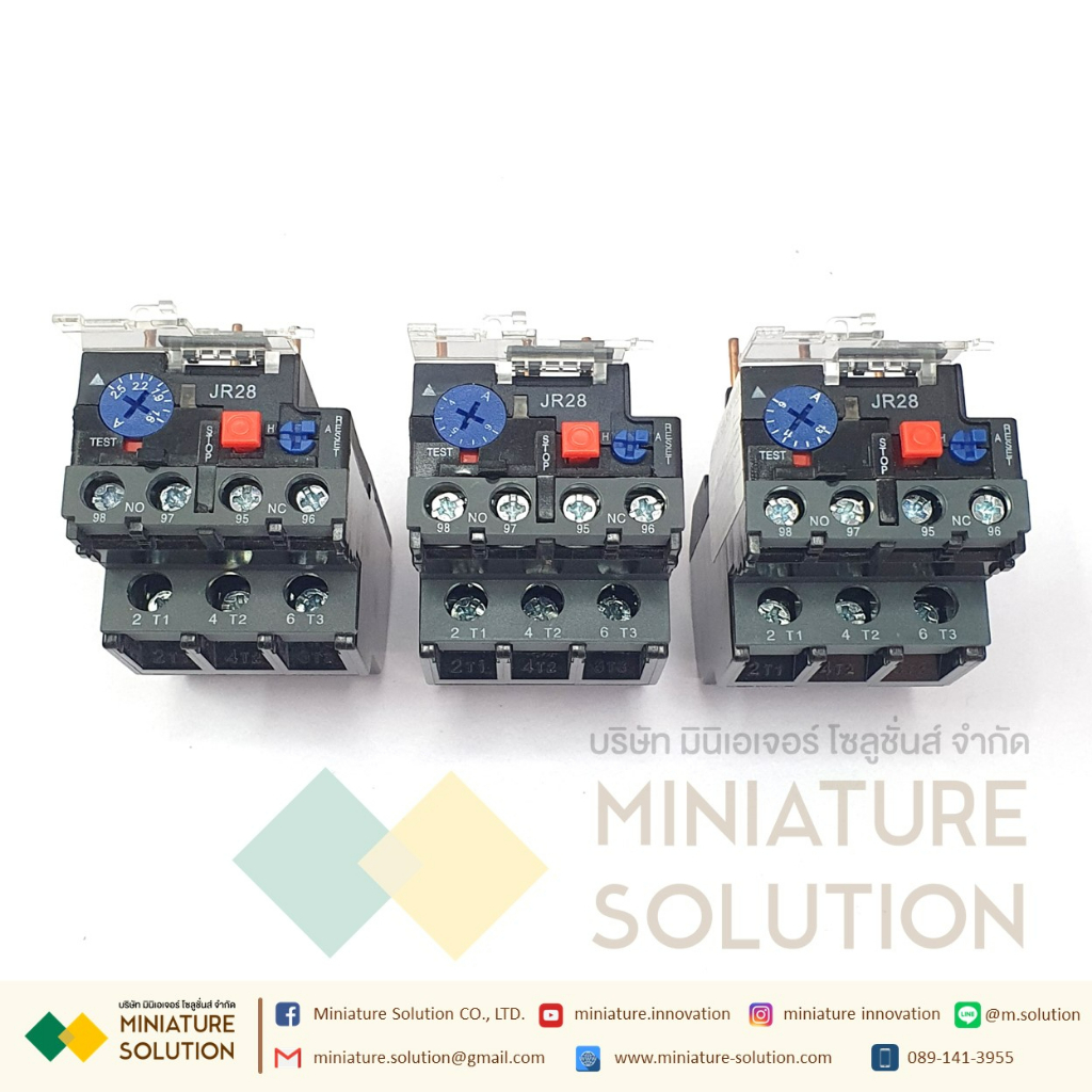 โอเวอร์โหลด รีเลย์ JR28-25 รีเลย์ 1.6A 2.5A 4A 6A 8A 10A 13A 18A 25A Overload Current สำหรับ แมกเนติ