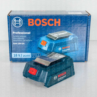 BOSCH GAA 18V-24 เครื่องชาร์จอะแดปเตอร์แบตเตอรี่ USB (1600A00J61)ของแท้