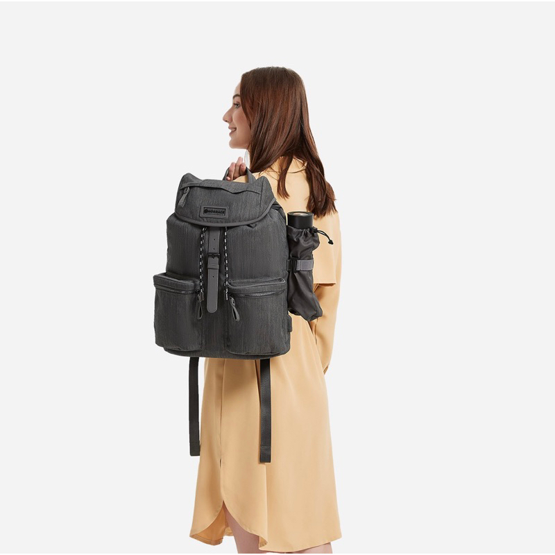 กระเป๋าเป้ Backpack Nordace รุ่น Nordace Comino Daypack สี charcoal จุของได้เยอะมาก ขนาด 19 L
