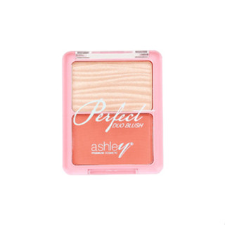 Ashley Perfect Duo Blush 10 g.บลัชออนสองโทนสี แมท&amp;ชิมเมอร์ 01 รหัส BO652