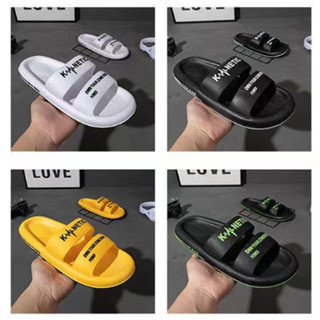 ✅รองเท้าแตะ น้ำหนักเบา พื้นนุ่มๆ มี 4 สี สำหรับผู้ชาย 40-45 แบบสวม (K~~ NETLC) ✅ราคาถูกที่สุด รุ่น HJXA1188