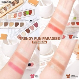 #HF960 Sivanna Colors Trendy Fun Paradise Eye Eyeshaow อายแชโดว์น้องหมี