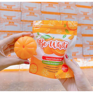 สบู่ส้มใส บีอีไวท์ Be White ORANGE WHITENING SOAP สบู่ส้มล้างหน้าลดสิวและความมัน