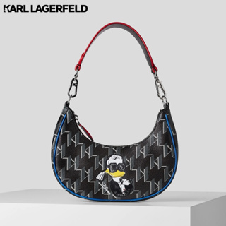 KARL LAGERFELD - DISNEY X KARL LAGERFELD HALF-MOON SHOULDER BAG 231W3124 กระเป๋าสะพาย