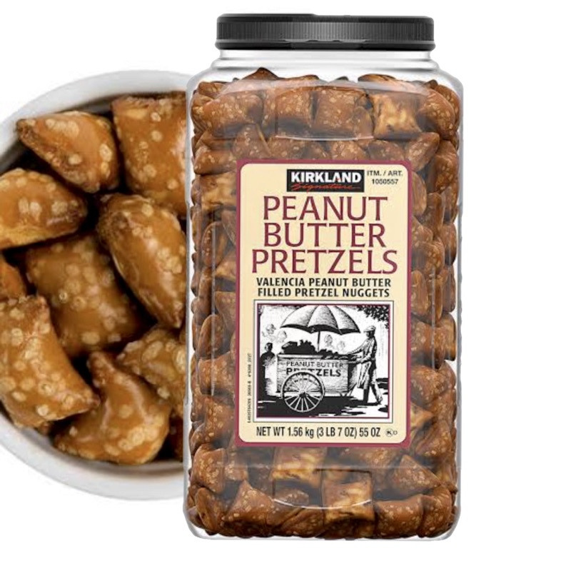 !!พร้อมส่งไวมากก!! มีแบ่งขาย Kirkland Signature Peanut Butter Pretzels 1.56kgเคิร์กแลนด์เพรกเซลส์อบก