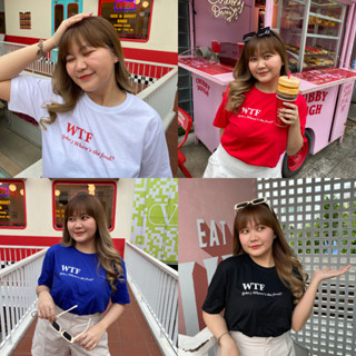 [CLEARANCE SALE 🔥] SASANG.studio 📸🌷 | SS006 เสื้อยืดทรง oversize รุ่น "WTF - Where’s the food? "