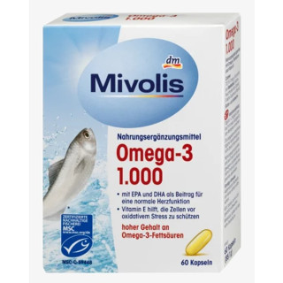 Mivolis Omega 3 1000 mg จากเยอรมัน Exp:08/2025