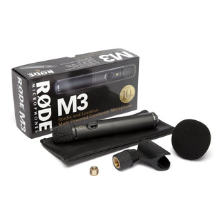 RODE M3 *ของแท้ประกันศูนย์* ไมค์ Versatile End Condenser Microphone ฟรี!! Stand Mount, Zip Pouch,WSM3 Windscreen