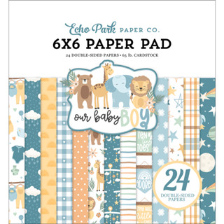 Echo Park Double-Sided Mega Paper Pad 6"X6" 48/Pkg