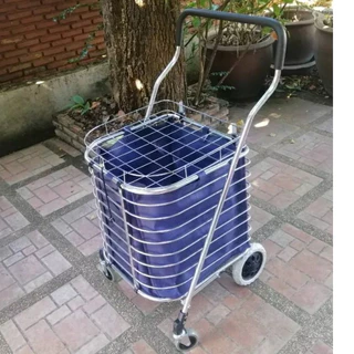 ถุงผ้า ถุงผ้าใส่รถเข็น ถุงผ้ารถเข็นshopping (( ขนาด 39x39x40 cm.))