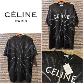 เสื้อยืดแขนสั้น CELINE LOGO PRINT T-SHIRT