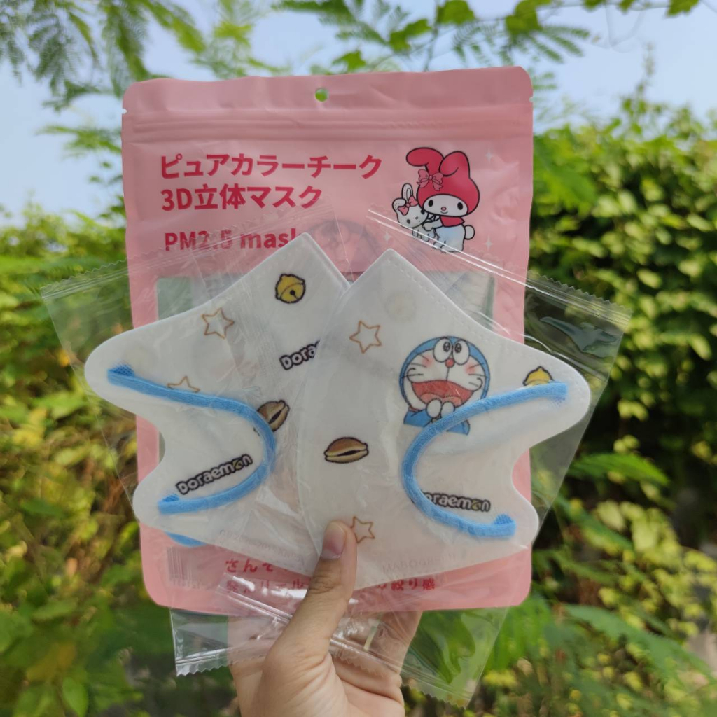 3D Maskแมสสำหรับผู้ใหญ่ งานหนา3ชั้น แมสหูใหญ่ ใส่แล้วไม่เจ็บหนู ไม่รั้งหู ทรงญี่ปุ่น 1แพ็ค10ชิ้น