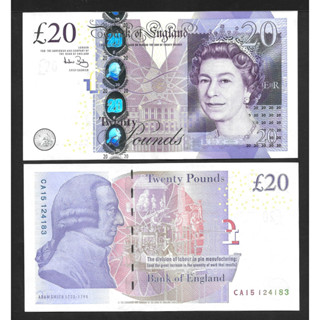 Great Britain 20 pounds P 392 " Polymer" 2006 UNC