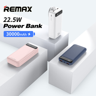 [รับประกัน 1 ปี] Remax พาวเวอร์แบงค์ 30000mAh PowerBank ของแท้ 100% แบตสำรอง QC3.0 PD18/20W SCP22.5W พาเวอร์แบงค์ Charge