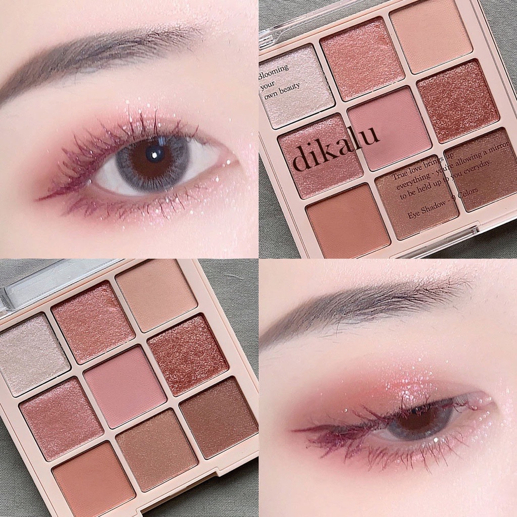 M292 DIKALU COCO VENUS พาเลทอายแชโดว์ ประกายมุก เนื้อแมตต์ มี 9 สี