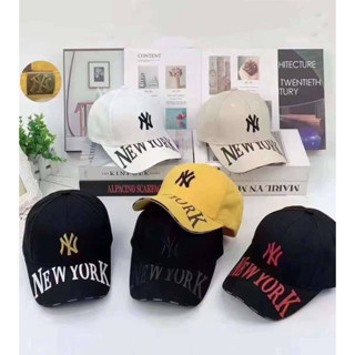 NY เอ็นวาย หมวกแก๊ป หมวกแฟชั่น พร้อมป้าย ใส่กันแดด คุณภาพดี ราคาถูก มีบริการเก็บเงินปลายทาง Fashion Caps