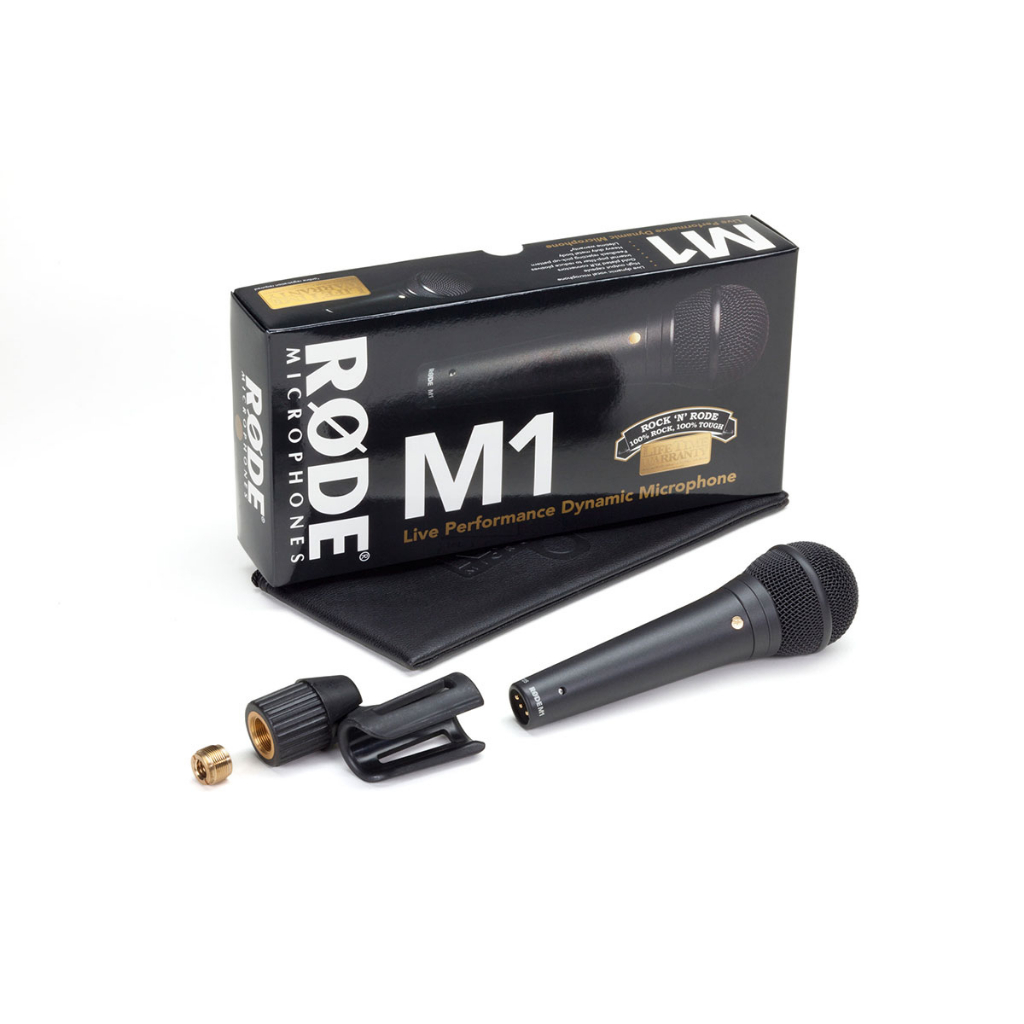 RODE M1 *ของแท้ประกัน 1ปี* ไมค์ Handheld Cardioid Dynamic Microphone ฟรี!! Stand Mount, Zip Pouch