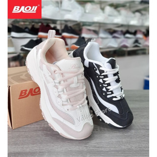 👟Baoji แท้💯% บาโอจิผู้หญิง ผ้าใบเสริมส้น งานสวย BJW698