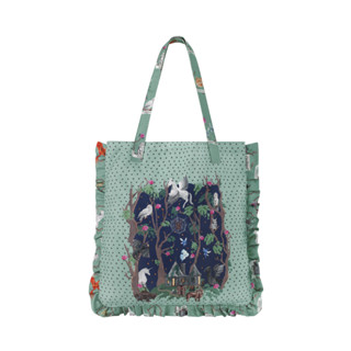 Cath Kidston HP Frill Tote Hagrids Hut Frill Tote Green