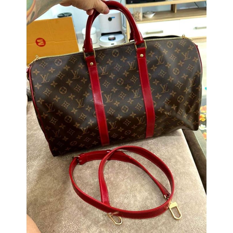 LV x YK Keepall 45 Bag Monogram Canvas - Travel M46377