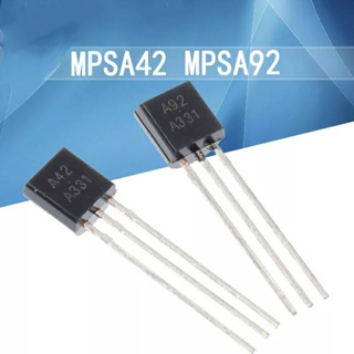 1Pcs - Transistor KPSA42 KPSA92 MPSA42 MPSA92 A42 A92 2SA42 2SA92 TO-92 in-line transistor